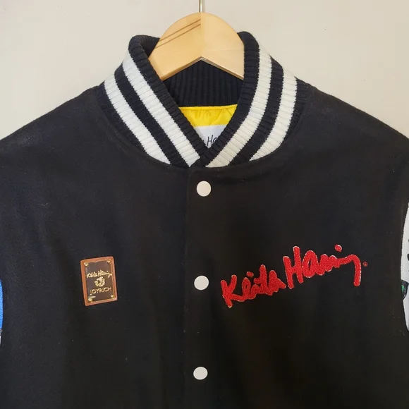 Joyrich x Keith Haring Varsity Jacket Men's Size Large